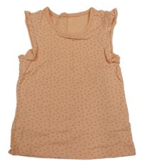 Marhuľový bodkovaná ý top George