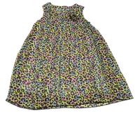 Barevné plisované šifonové s fľakmi