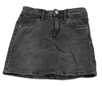 Sivá rifľová sukňa H&M