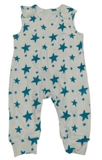 Biele na traké tepláky s hviezdami