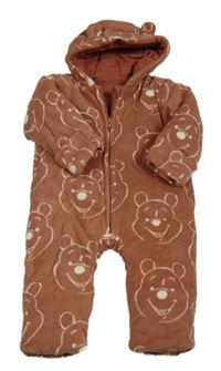 Starorůžová fleecová zateplená kombinéza s Púem a kapucí George