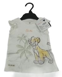 Nové - Bílá tunika se Simbou disney