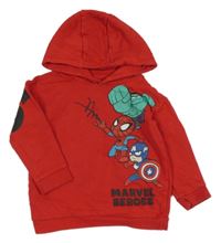 Červená mikina s kapucí - Avengers George