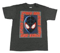 Šedé melírované tričko se Spider-manem Marvel