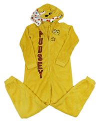 Žltá chlpatá kombinéza s kapucí - Pudsey George