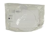 Nové - 3x Biela bavlnená čapica M&S