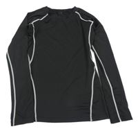 Černé sportovní triko 