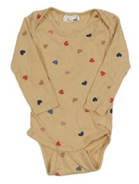 Broskvové body so srdiečkami Ergee