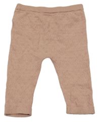 Staroružové vzorované pletené nohavice M&S