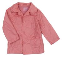 Ružová nepromokavá jarná bunda