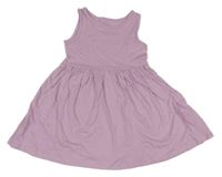 Lila bavlnené šaty F&F