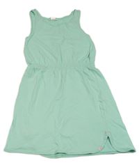Svetlozelené bavlnené šaty H&M