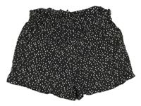 Tmavošedé bavlněné kraťasy se vzorem H&M