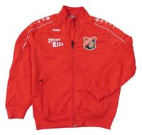 Červená funkčná futbalová prepínaci mikina Jako