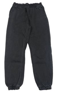 Tmavošedé cuff paper bag rifle H&M