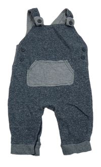 Tmavomodré melírované na traké tepláky s vreckom George