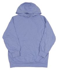 Fialovomodrá mikina so srdiečkom a kapucňou DESTINATION