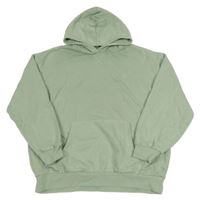 Světleolivová mikina s vreckom a kapucňou C&A