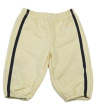 Svetlobéžové tepláky s pruhom SHEIN