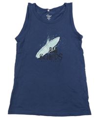 Tmavomodré tielko so surfom POCOPIANO