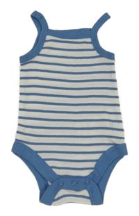 Bielo-modré pruhované rebrované body Lily & Dan