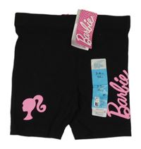 Nové - černé legínové kraťasy s Barbie PRIMARK