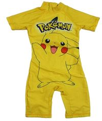 Žlutý UV overal s Pikachu Primark