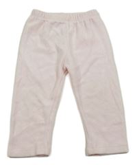 Svetloružové zamatové tepláky