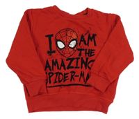 Červená mikina so Spidermanem Primark
