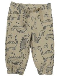 Béžové tepláky s dinosaurom Primark