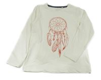 Smetanové triko s lapačem snů Name it