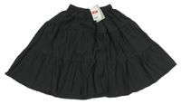 Nové - Čierna krepová sukňa H&M