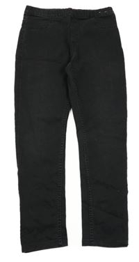 Čierne teplákové crop džegíny H&M