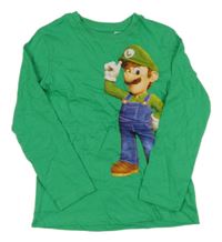 Zelené triko s Luigim H&M
