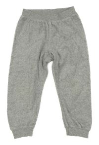 Šedé sametové tepláky H&M