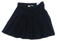 Čierna skladaná sukňa H&M