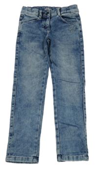 Modré melírované skinny rifle S. Oliver