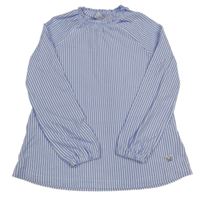 Bielo-fialové pruhované tričko Topolino