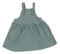 Zelenomodré rebrované úpletové na traké šaty F&F