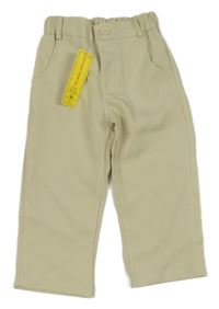 Nové - béžové ľahké nohavice