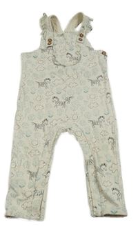 Smetanové vzorované laclové tepláky se zvířátky M&S