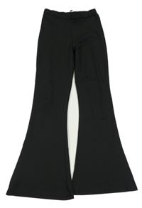 Čierne flare legíny shein