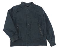 Tmavomodrá plátenná jarná bunda M&S