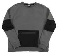 Šedo-černá mikina Rascal