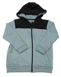 Modro-čierna športová prepínaci mikina s kapucňou George