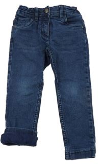 Tmavomodré podšité skinny rifle Lily & Dan