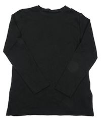 Čierne rebrované tričko Primark