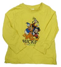Žluté triko s Mickeym a kamarády Disney