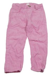 Růžové manšestráky H&M