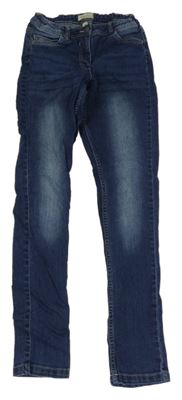 Tmavomodré teplákové skinny rifle Alive